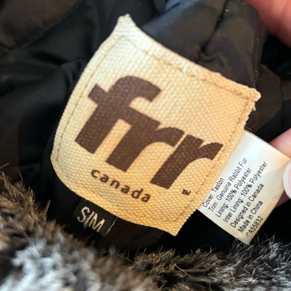 FRR Canada Genuine Rabbit Fur winter aviator hat. Women’s Small/Medium - Picture 7 of 12